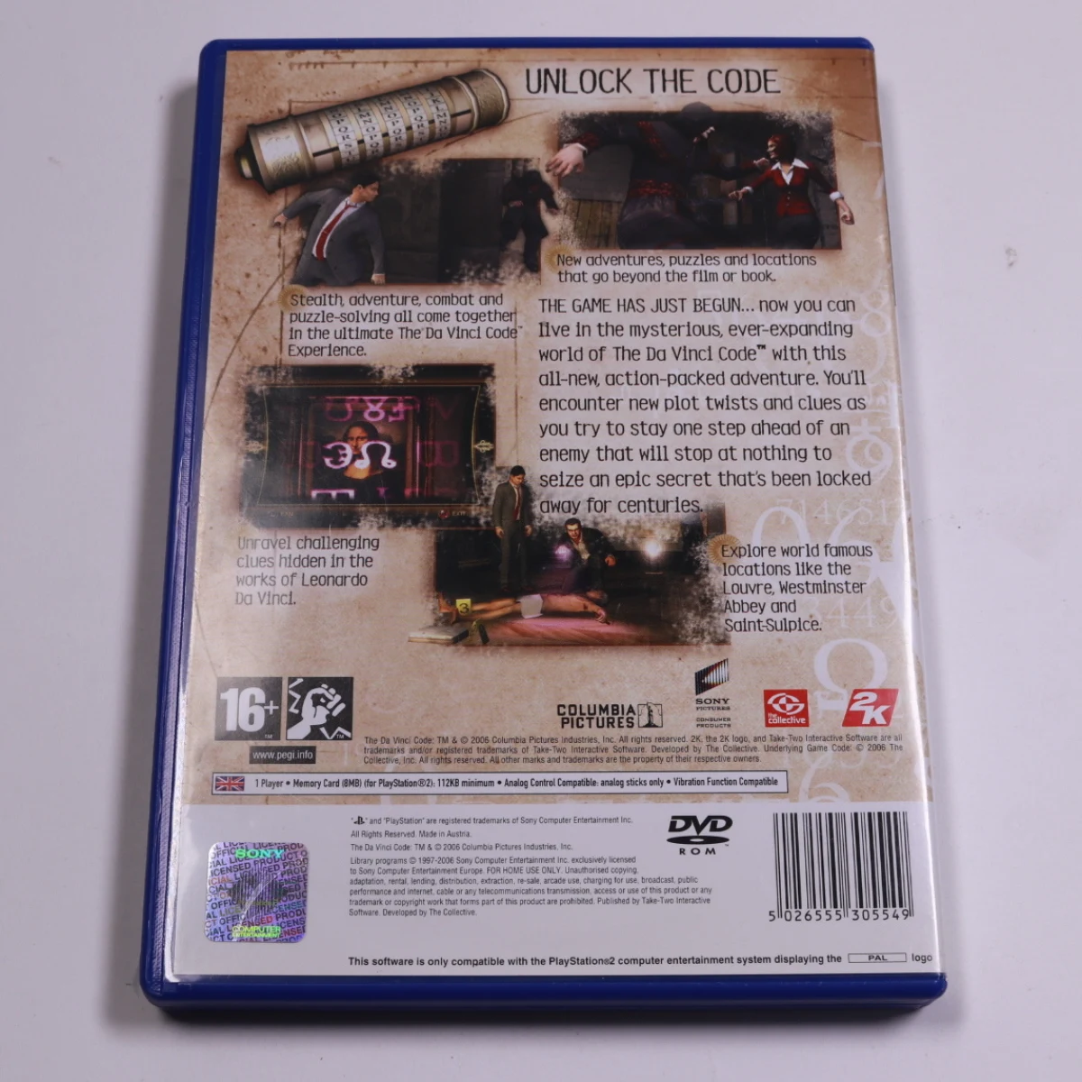 Playstation 2 - The Da Vinci Code - The Collective - productfoto 2