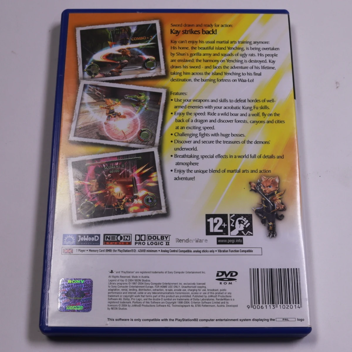 PlayStation 2 - Legend of Kay - productfoto 2