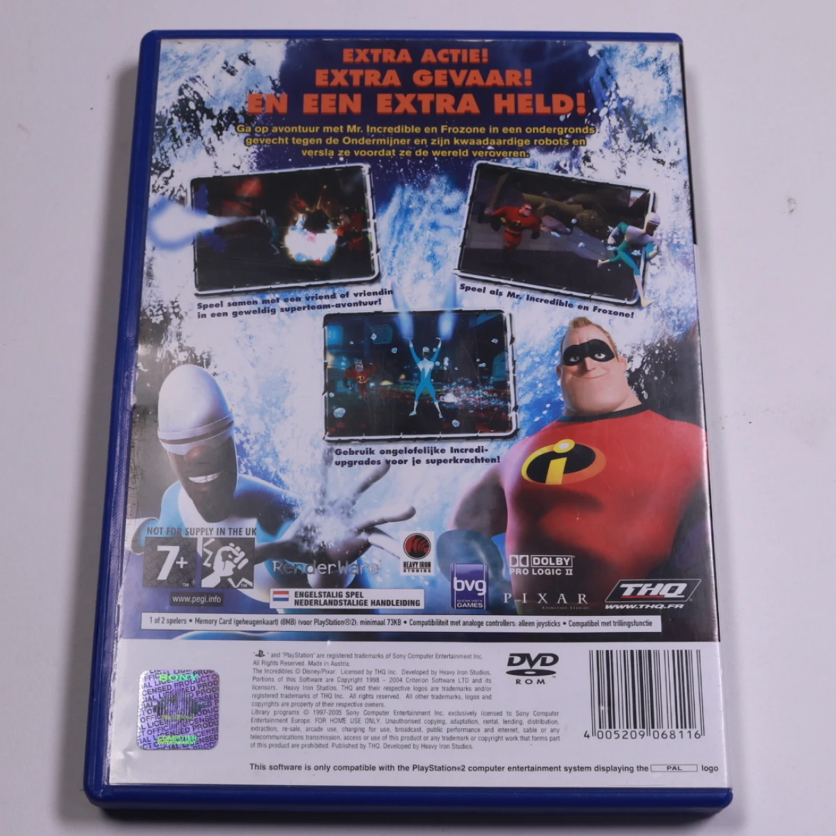 PlayStation 2 - The Incredibles: Rise of the Underminer - Heavy Iron Studios - productfoto 2