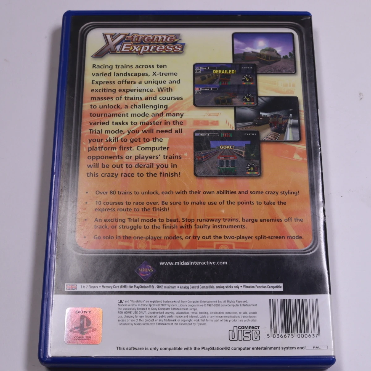 PlayStation 2 - X-Treme Express [PAL] - Syscom Entertainment - productfoto 2