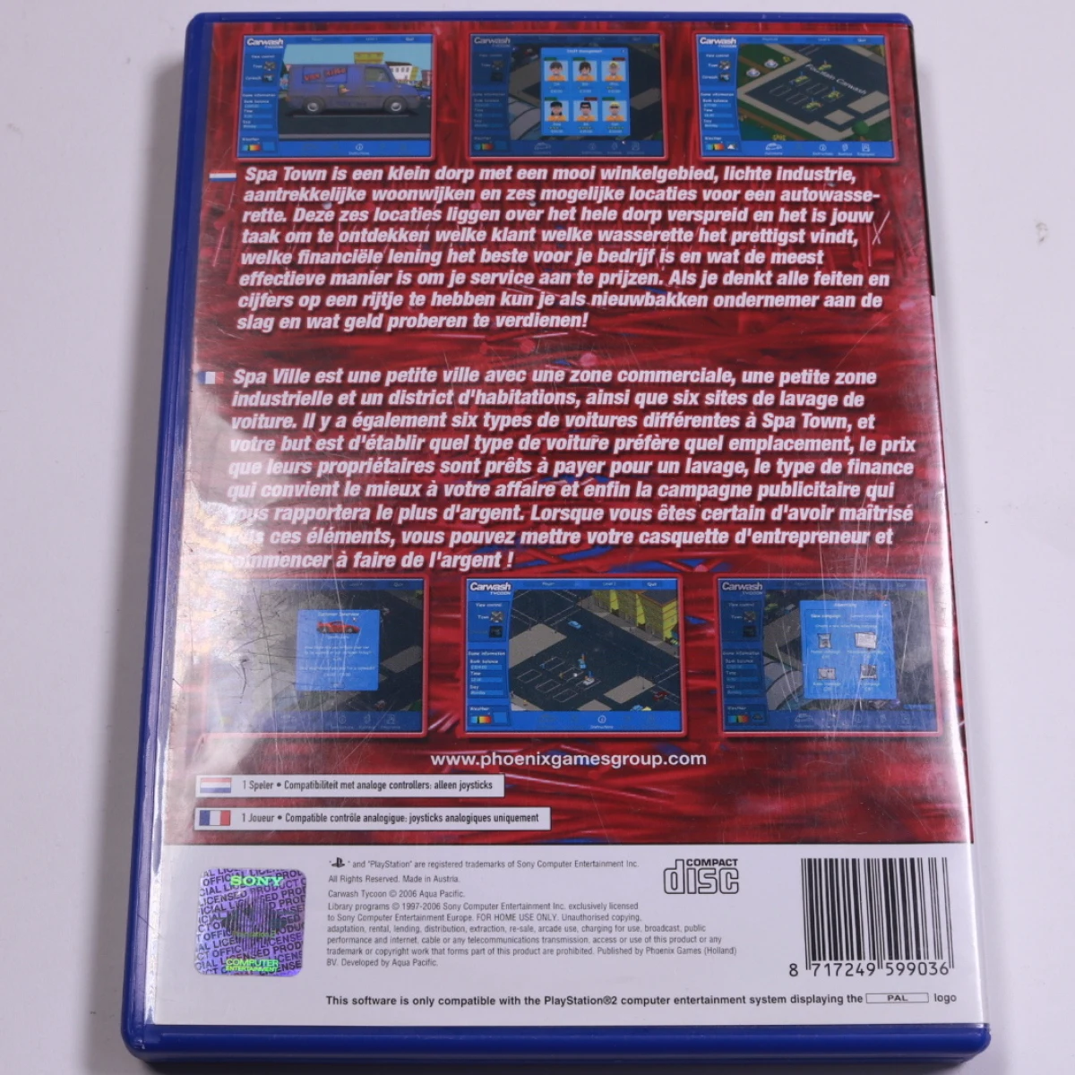 PlayStation 2 - Carwash Tycoon - Aqua Pacific - productfoto 2