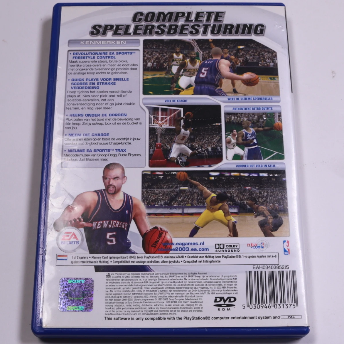 PlayStation 2 - NBA Live 2003 - EA Sports - productfoto 2