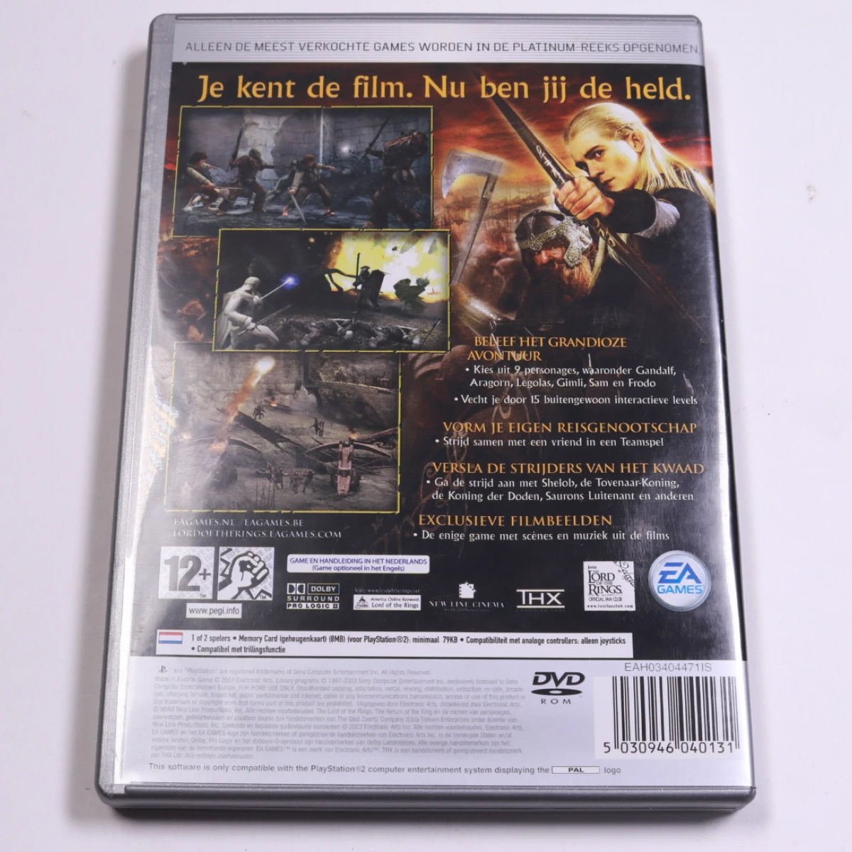 Playstation 2 - The lord of the Rings ; The Return of the King [Platinum] - Electronic Arts - productfoto 2