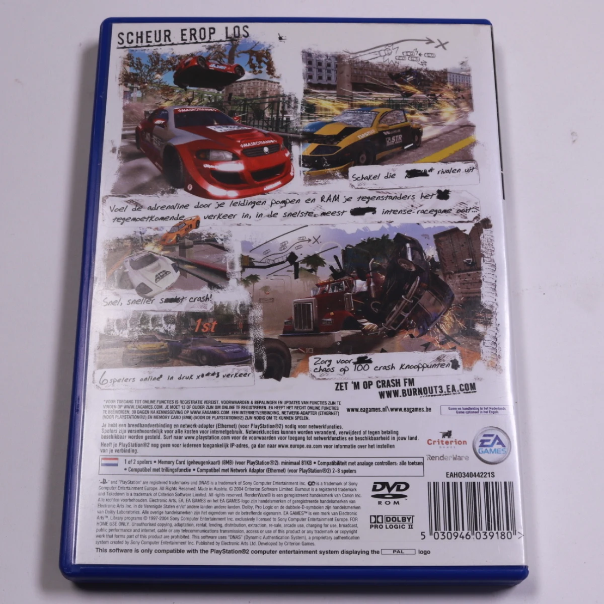 PlayStation 2 - Burnout 3: Takedown - Criterion Games - productfoto 2
