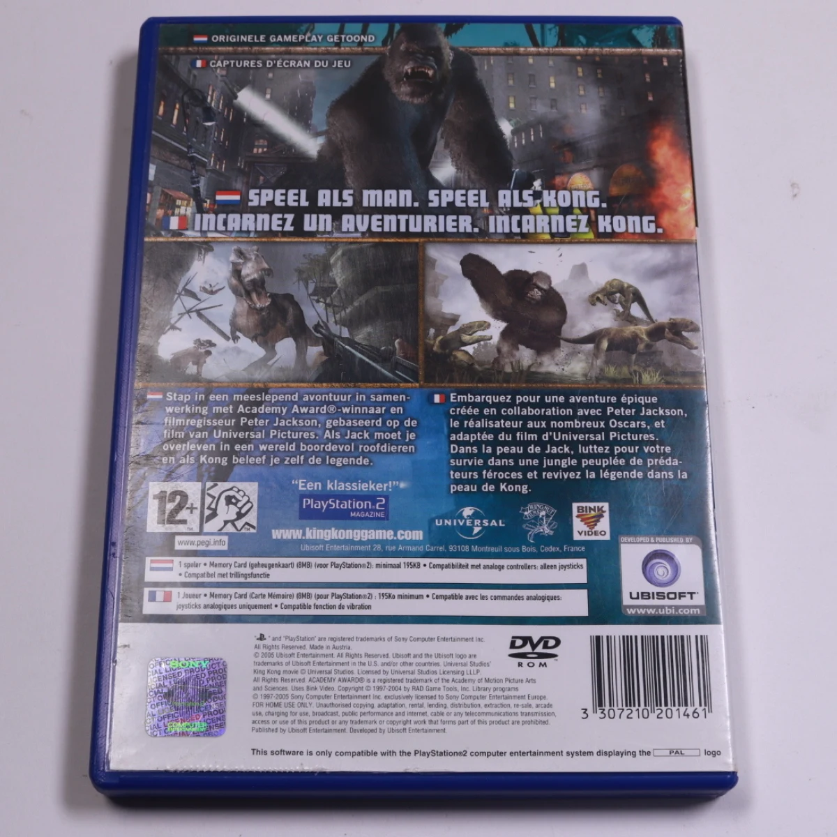 Playstation 2 - King Kong: The Official Game of the Movie - Ubisoft - productfoto 2
