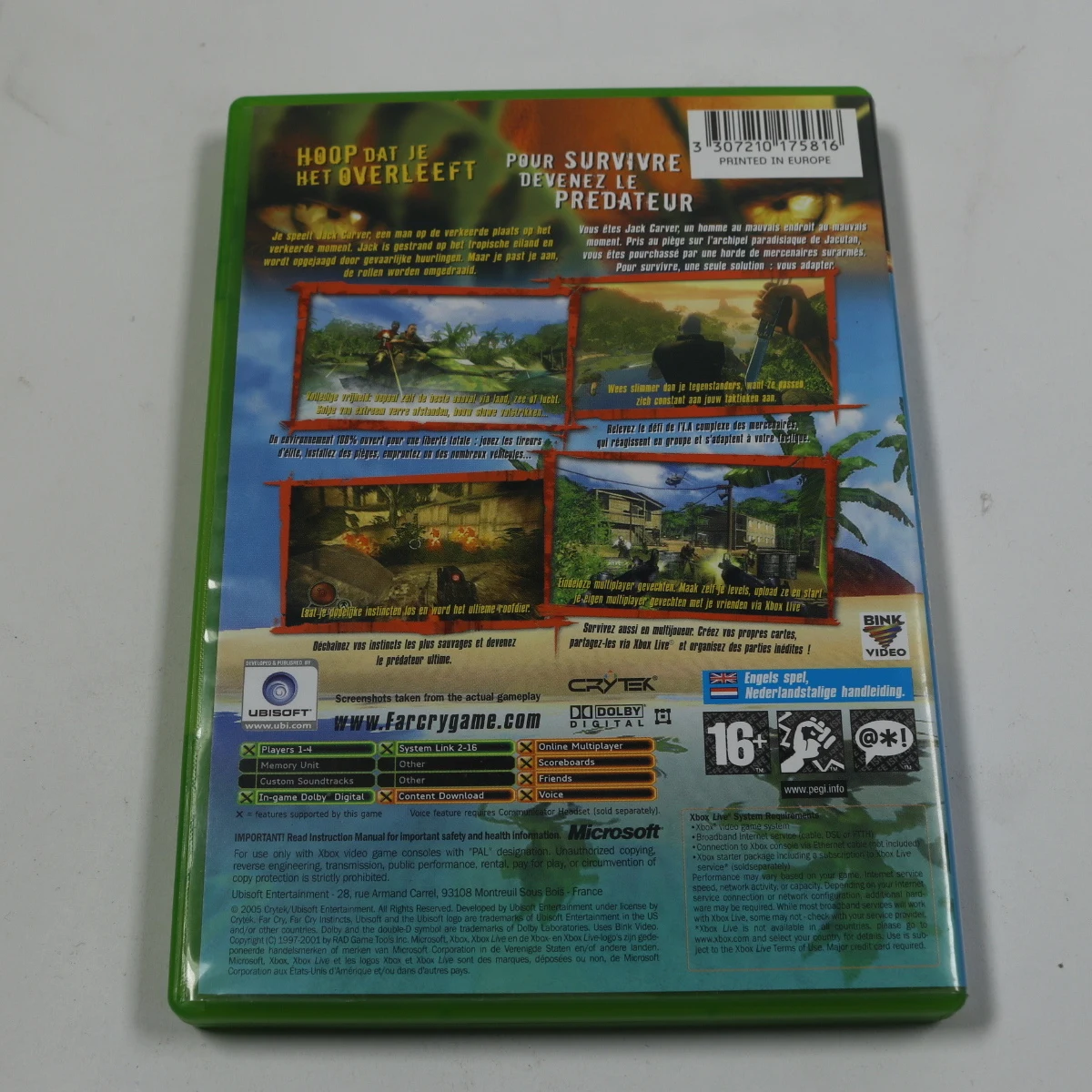 Xbox Classic - Far Cry Instincts - Ubisoft - productfoto 2