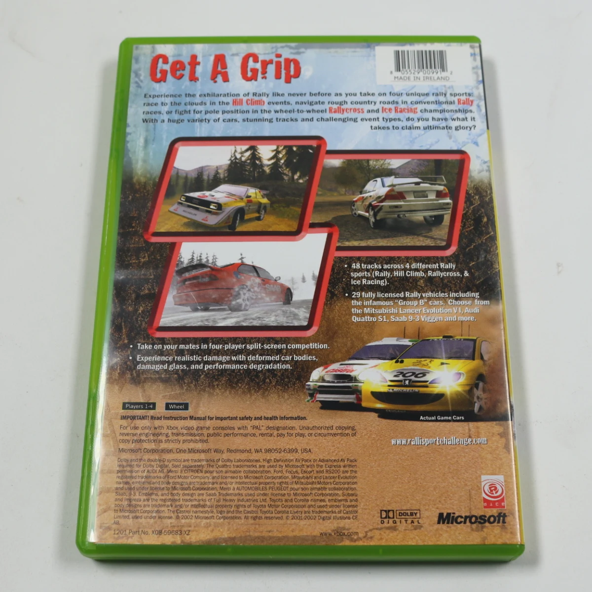 Xbox Classic - Rallisport Challenge - DICE - productfoto 2