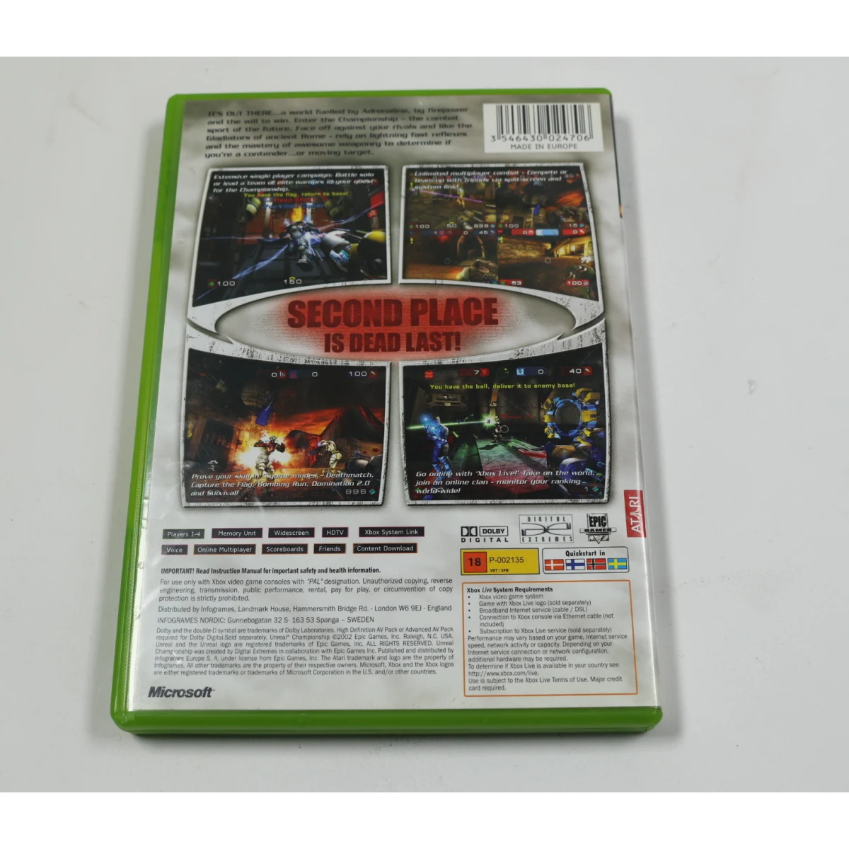 Xbox Classic - Unreal Championship - Epic Games - productfoto 2