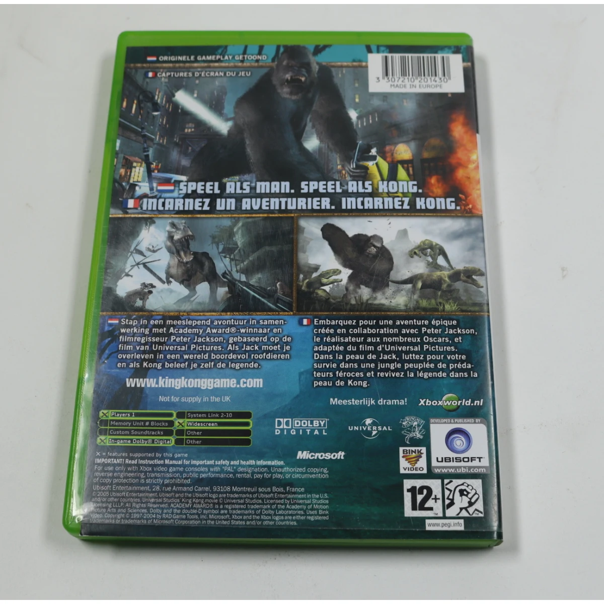 Xbox Classic - King Kong - Ubisoft - productfoto 2