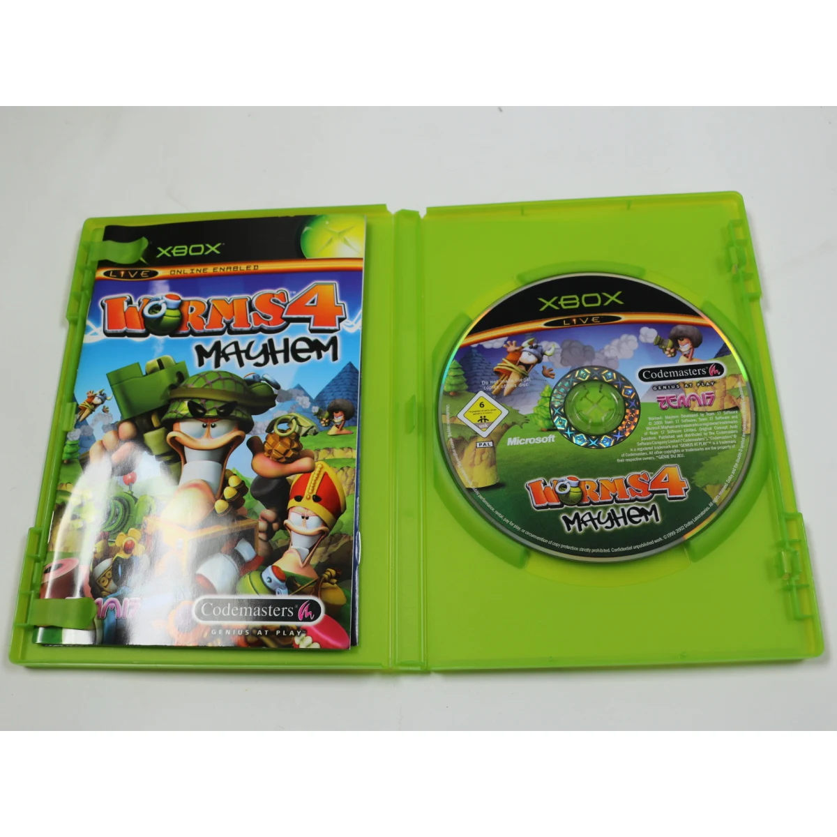 Xbox Classic - Worms 4: Mayhem - Team17 - productfoto 3