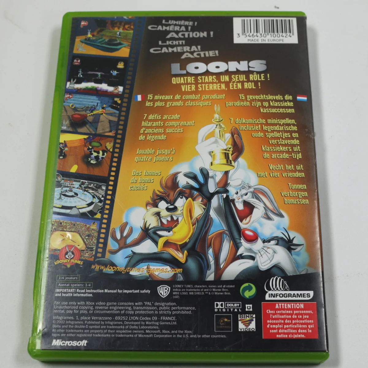 Xbox Classic - Loons: The Fight for Fame - Infogrames - productfoto 2