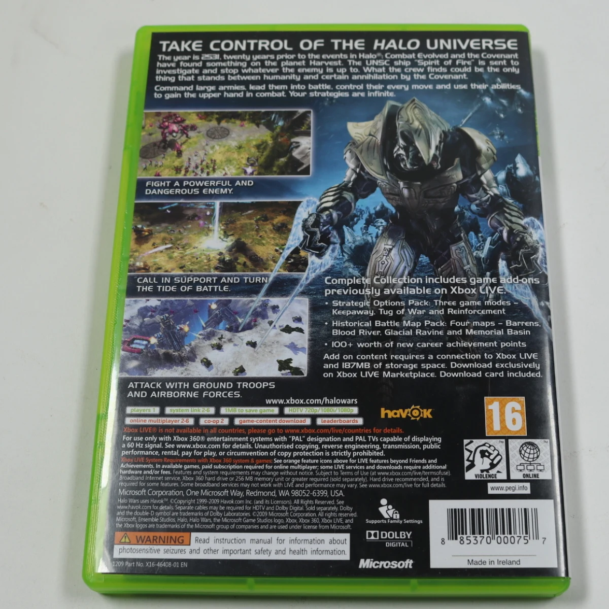 Xbox 360 - Halo Wars [Classics] - Ensemble Studios - productfoto 2