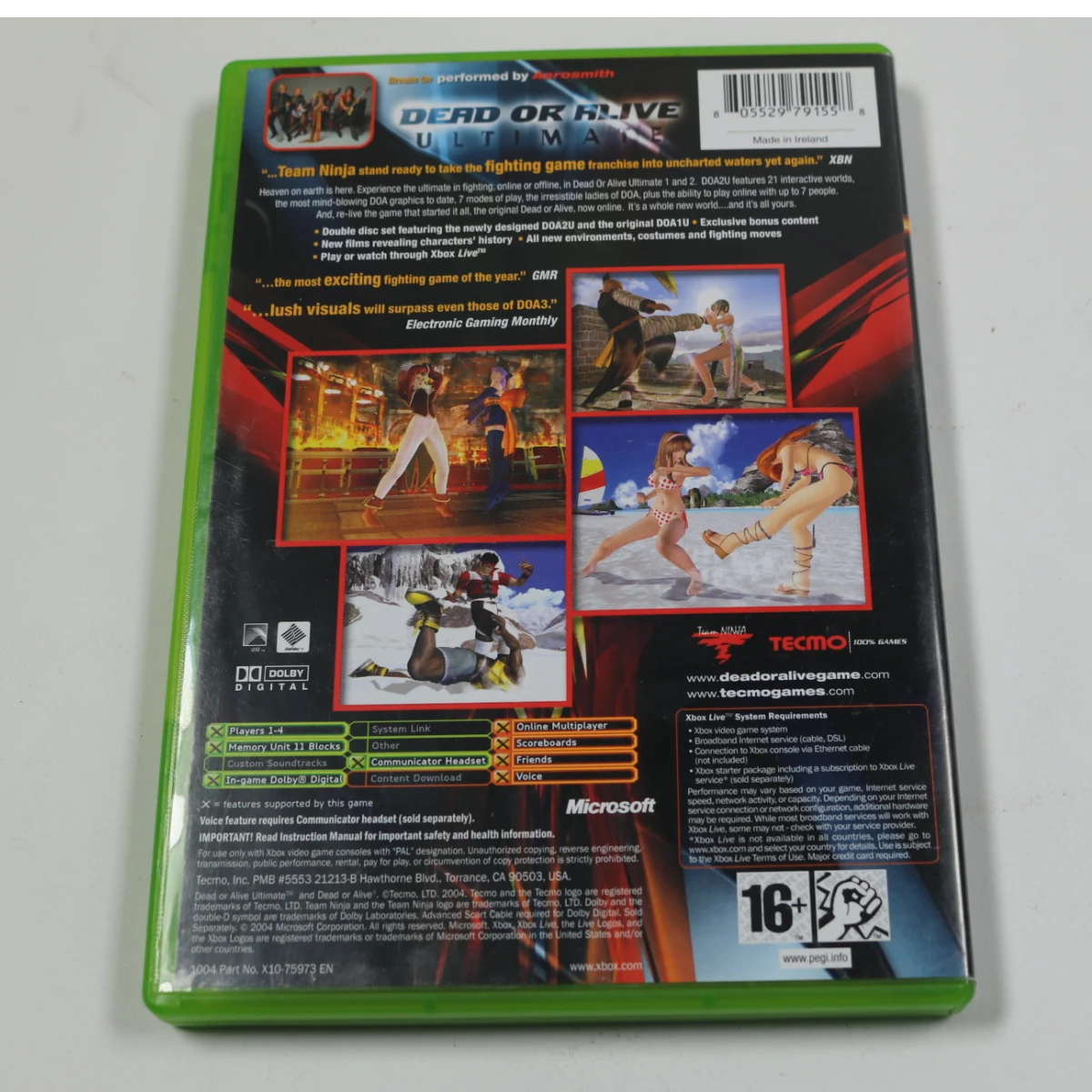 Xbox Classic - Dead or Alive Ultimate - Team Ninja - productfoto 2