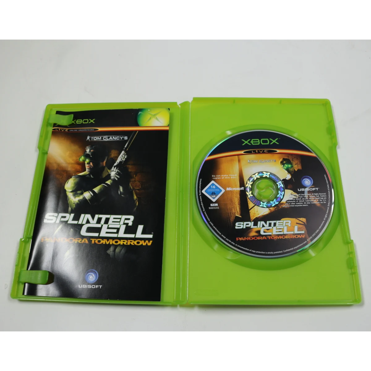 Xbox Classic - Splinter Cell Pandora Tomorrow - Ubisoft - productfoto 3