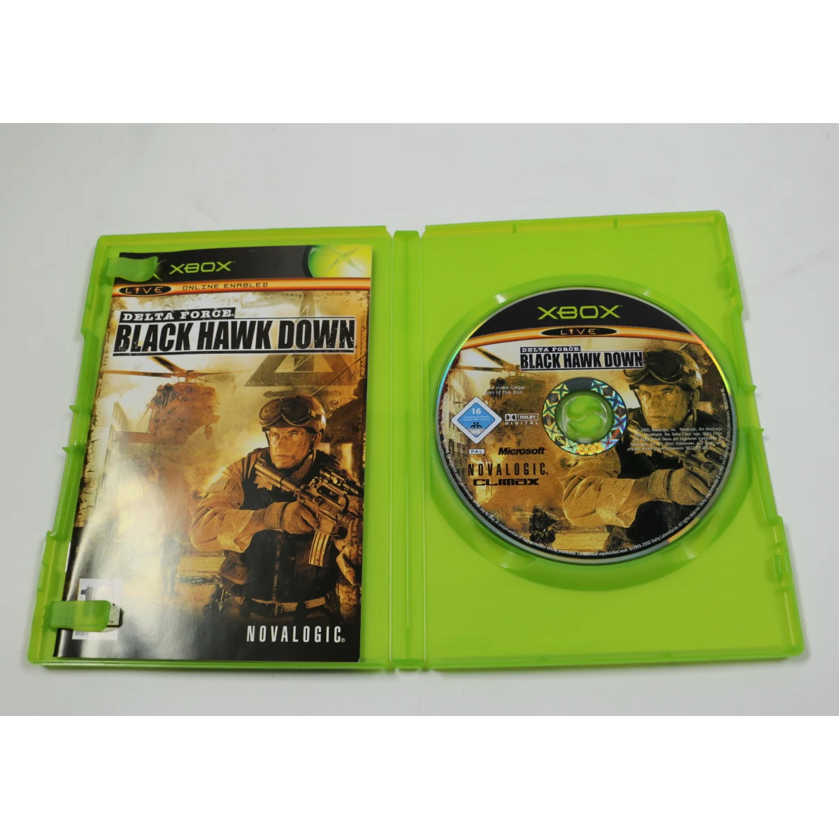 Xbox Classic - Delta Force: Black Hawk Down - Novalogic - productfoto 3