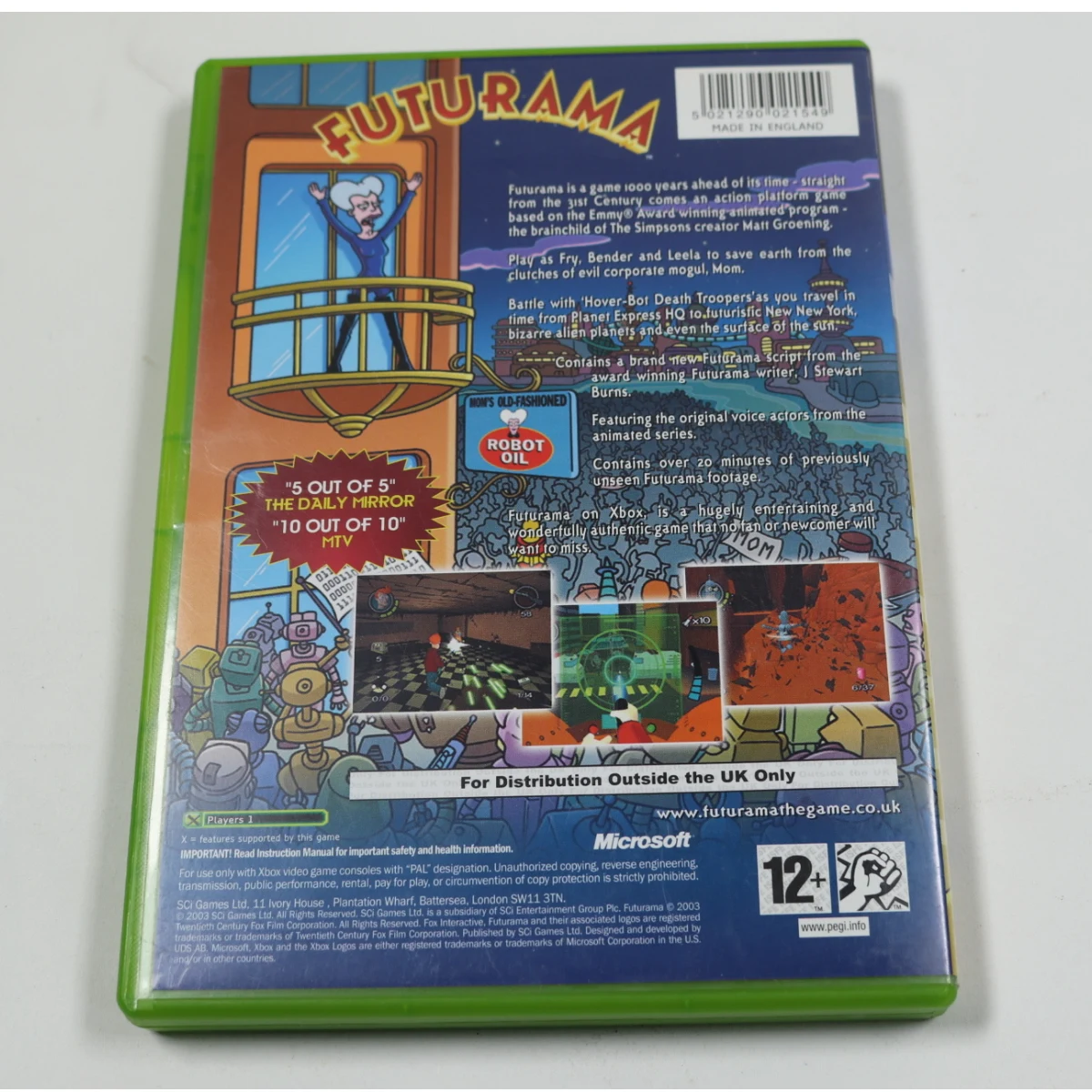 Xbox Classic - Futurama - productfoto 2