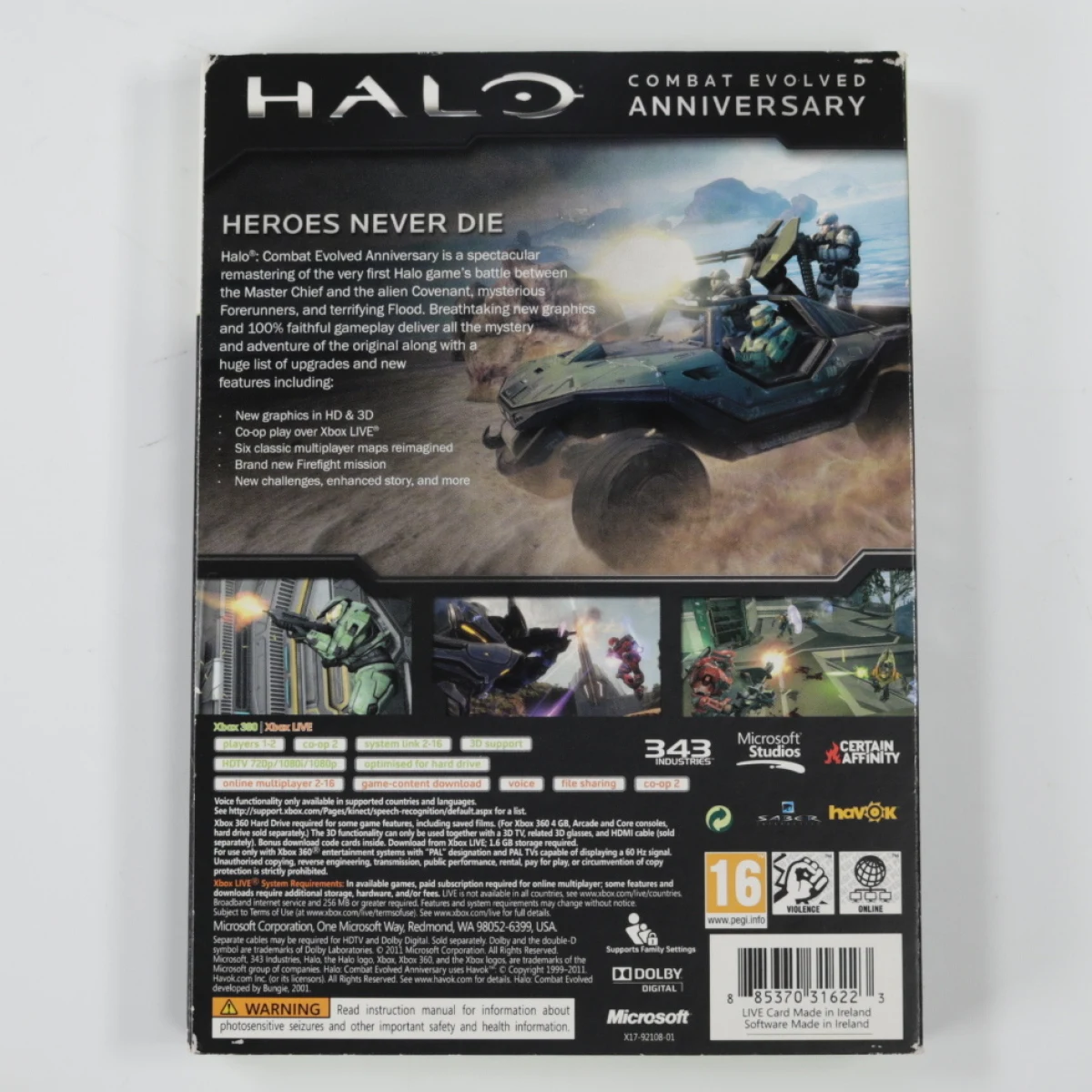 Xbox 360 - Halo Combat Evolved Anniversary - productfoto 2