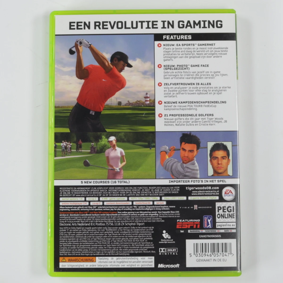 Xbox 360 - Tiger Woods PGA Tour 08 - productfoto 2