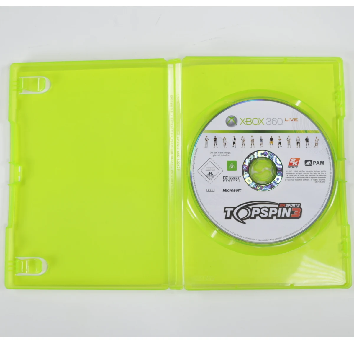 Xbox 360 - Top Spin 3 [No Manual] - productfoto 3