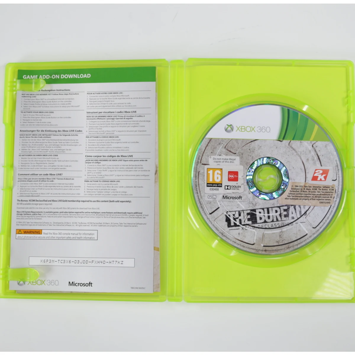 Xbox 360 - The Bureau XCOM Declassified - productfoto 3