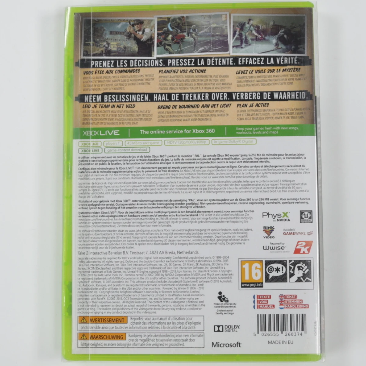 Xbox 360 - The Bureau XCOM Declassified - productfoto 2