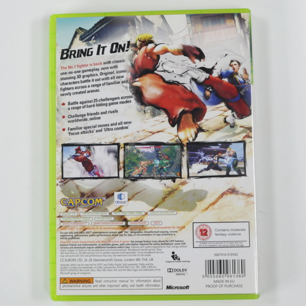 Xbox 360 - Street Fighter IV - productfoto 2