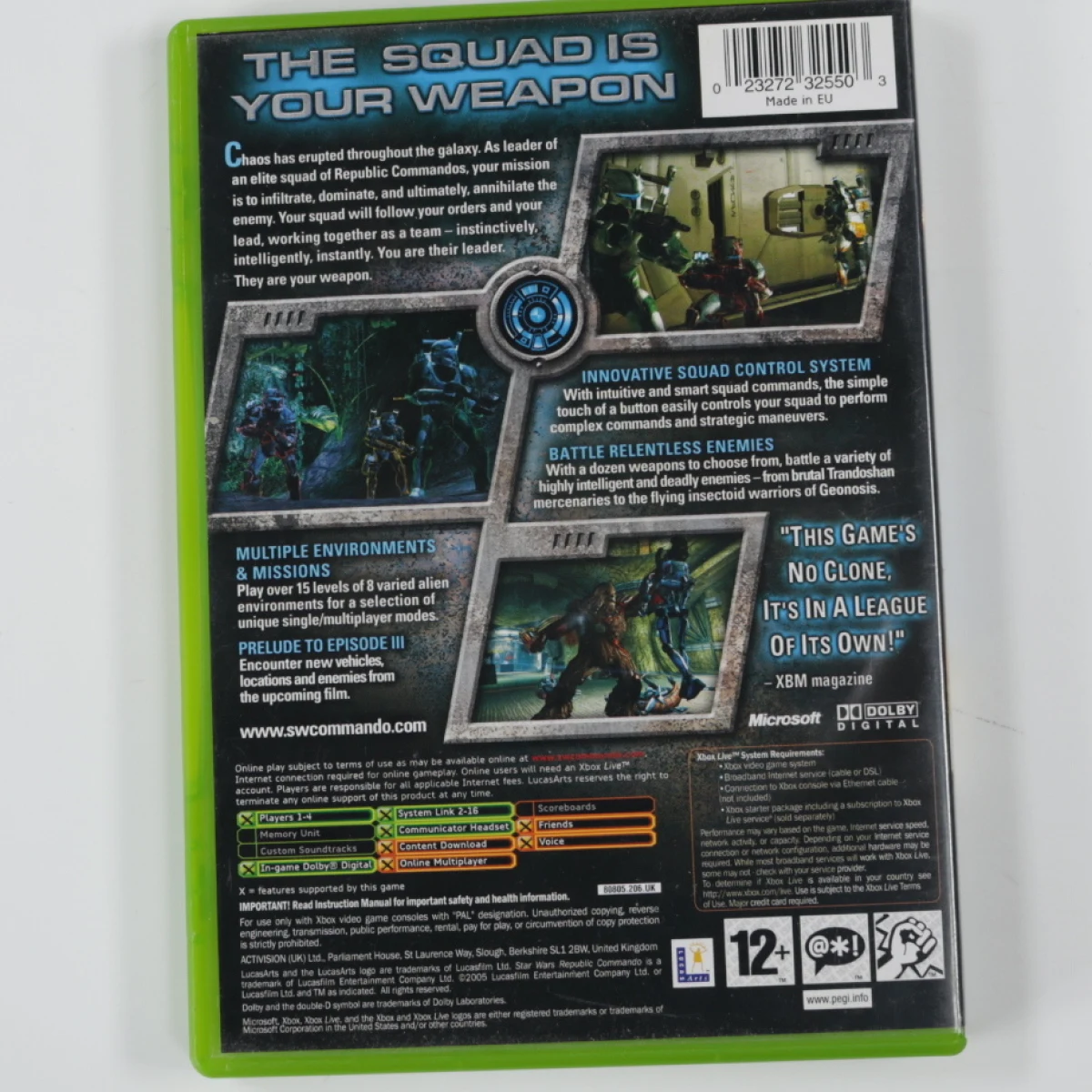 Xbox Classic - Star Wars: Republic Commando [No Manual] - productfoto 2
