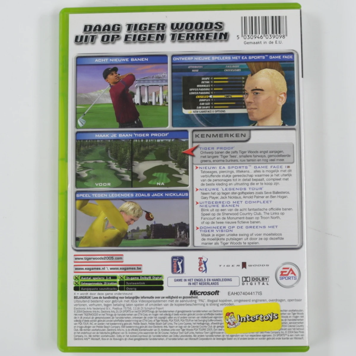Xbox Classic - Tiger Woods PGA Tour 2005 - productfoto 2