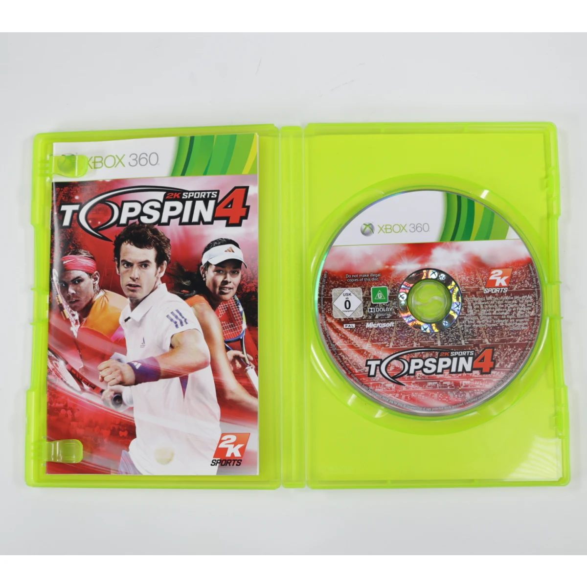 Xbox 360 - Top Spin 4 - productfoto 3