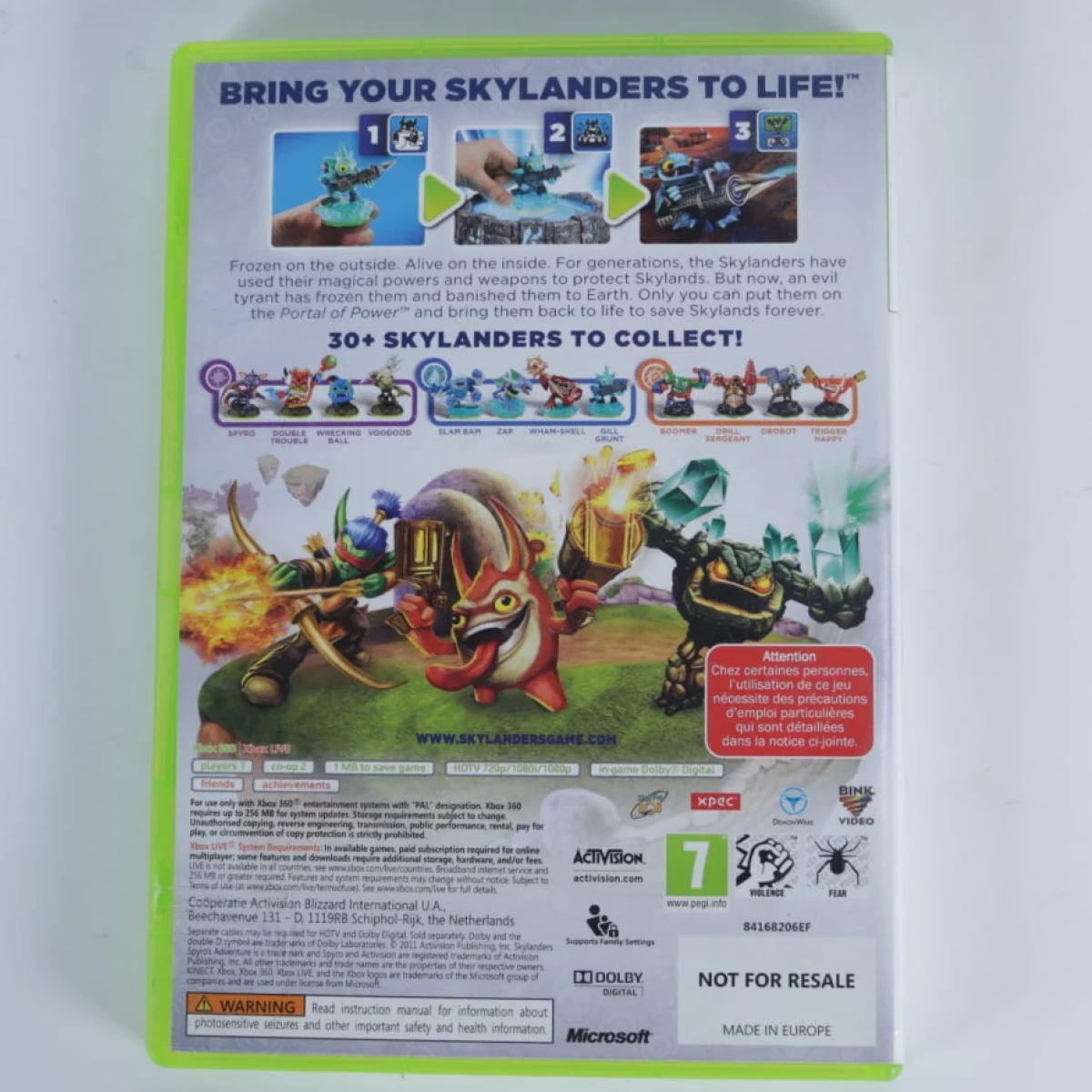 Xbox 360 - Skylanders Spyro's Adventure - productfoto 2
