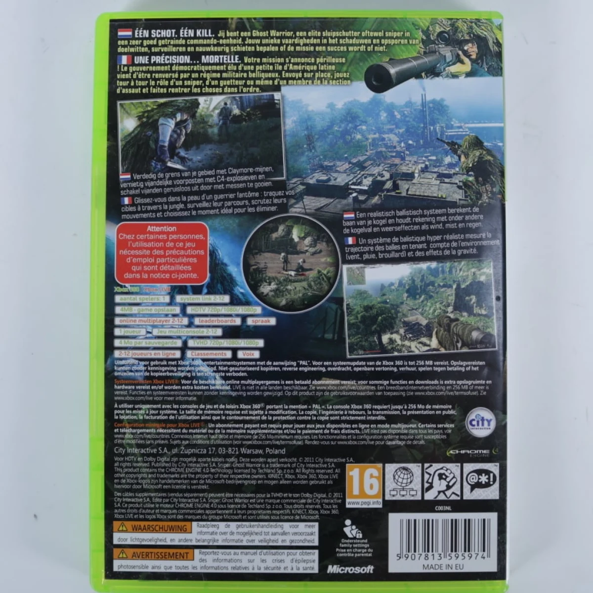 Xbox 360 - Sniper Ghost Warrior [Classics] - productfoto 2