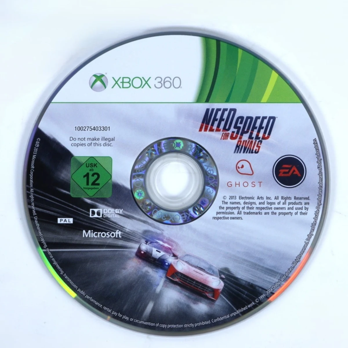 Xbox 360 - Need for Speed Rivals [Disc only]