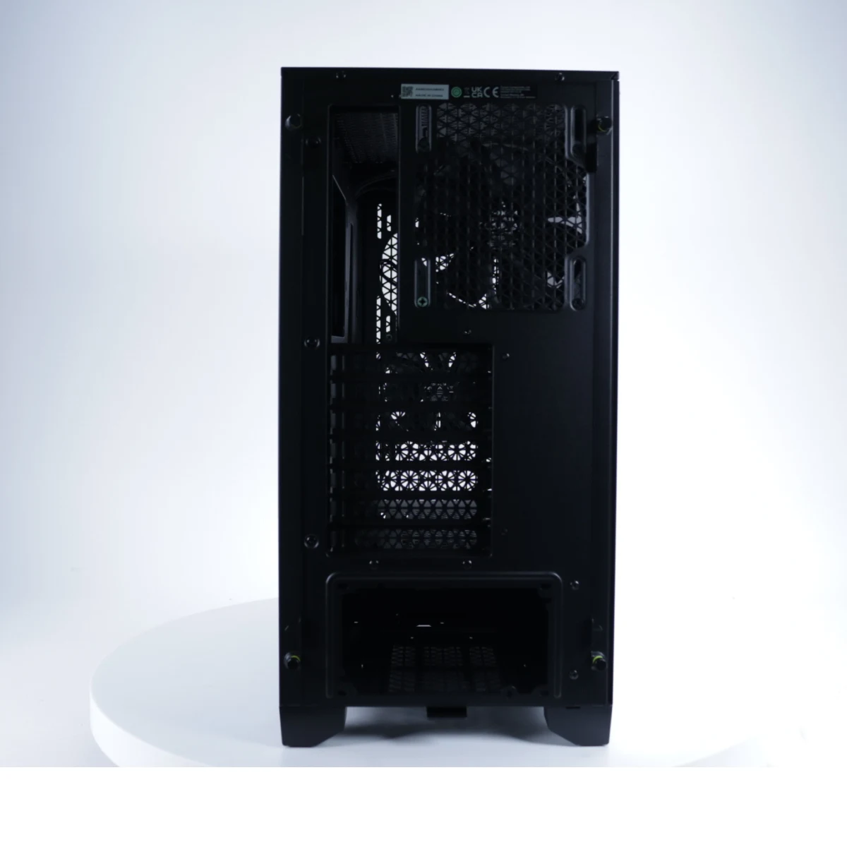 3000D Airflow Tempered Glass, Zwart - productfoto 3