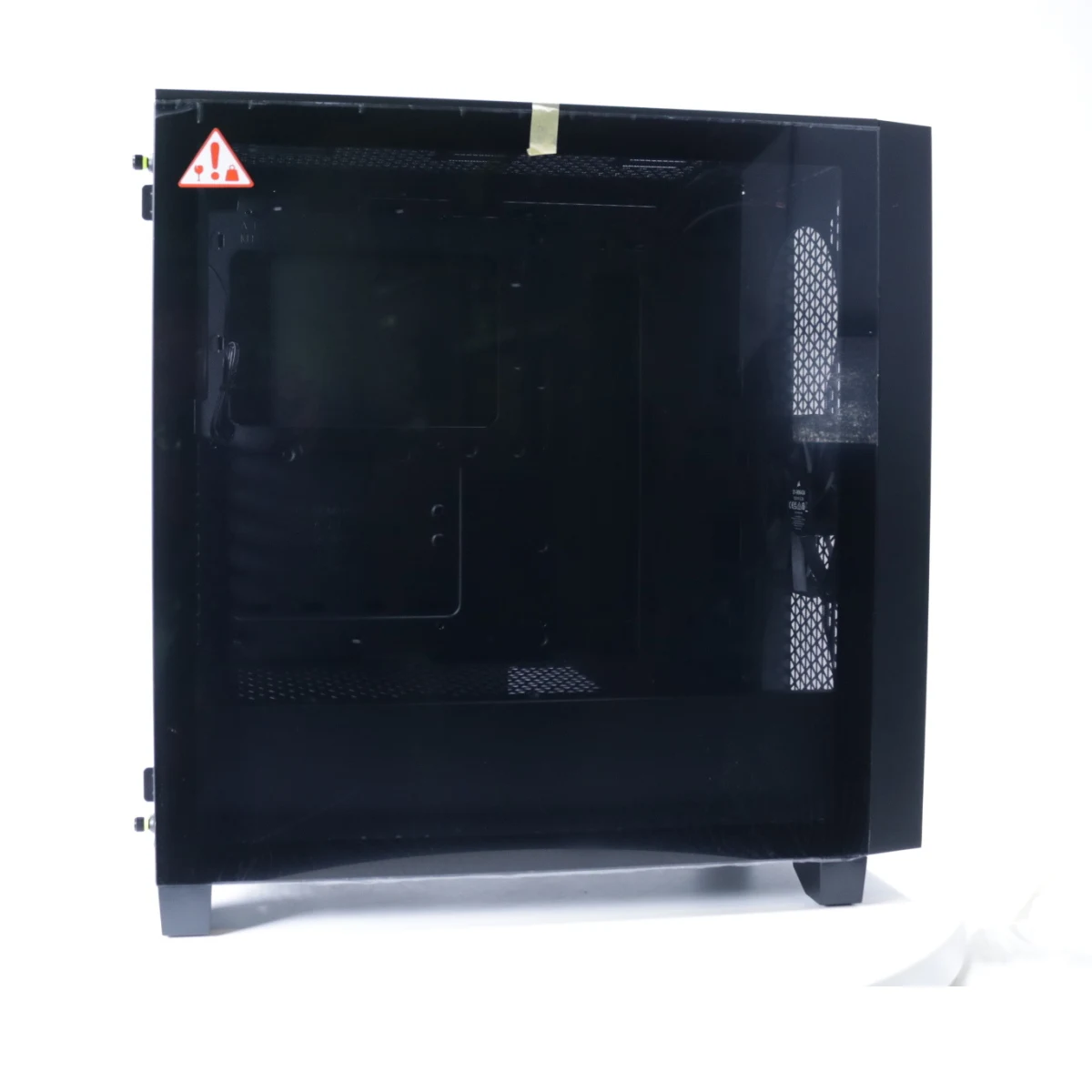 3000D Airflow Tempered Glass, Zwart - productfoto 2
