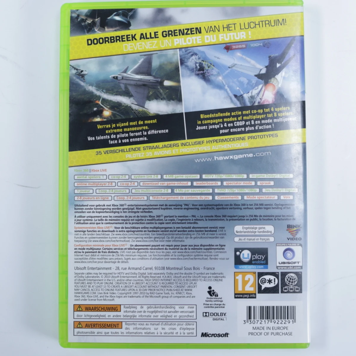 Xbox 360 - Tom Clancy's H.A.W.X. 2 - Ubisoft Bucharest - productfoto 2