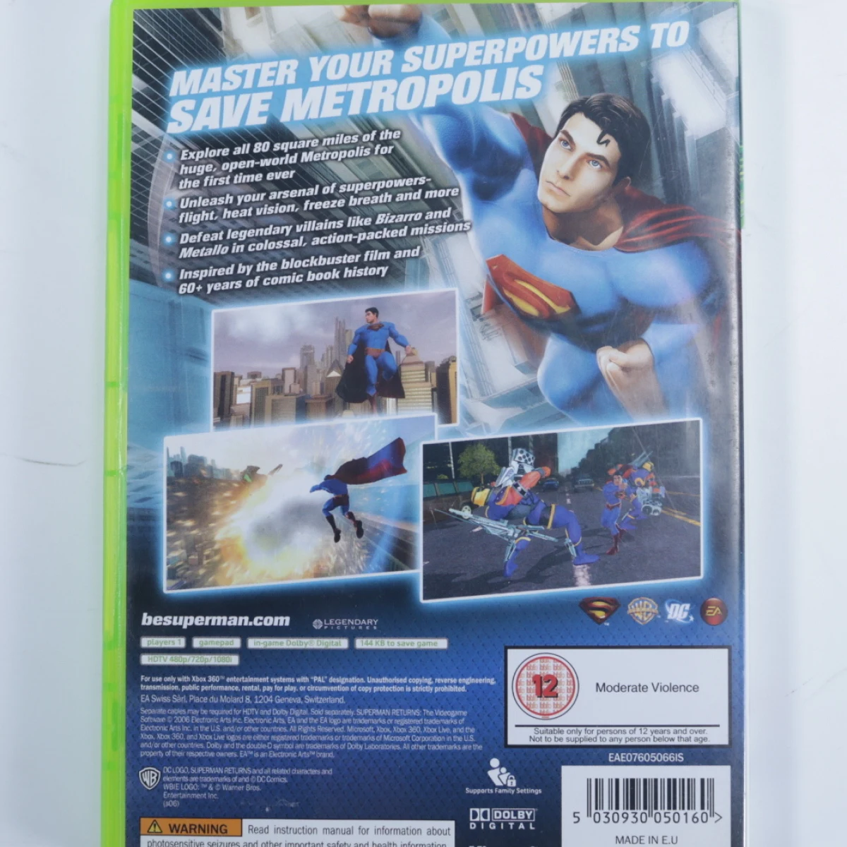 Xbox 360 – Superman Returns - productfoto 2