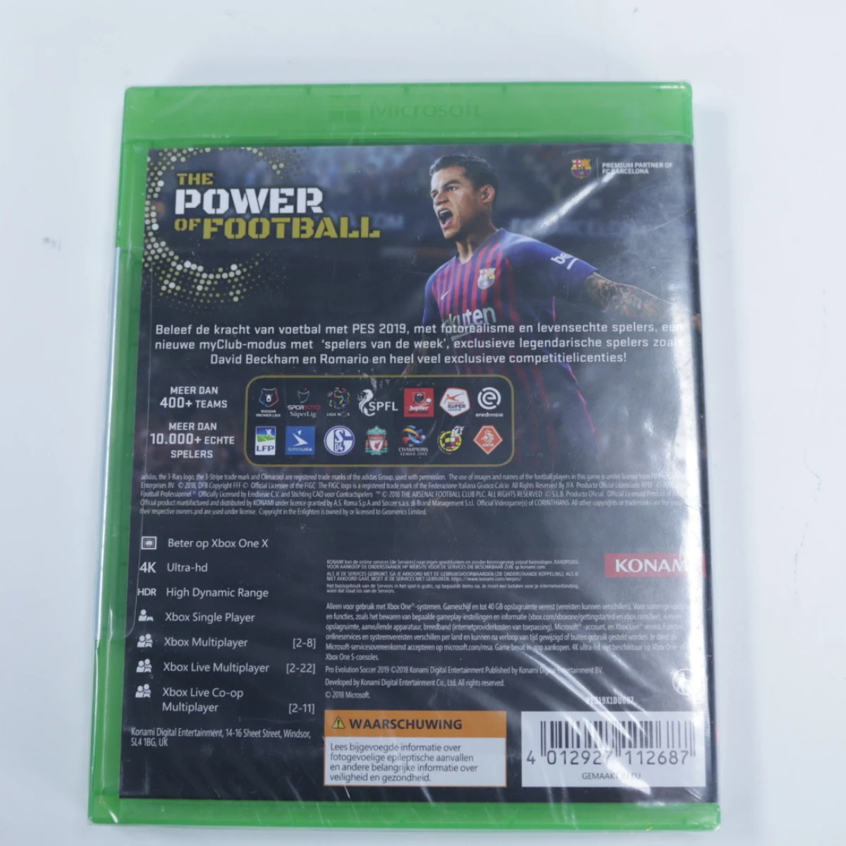 Xbox one - Pes 2019 (sealed) - productfoto 2