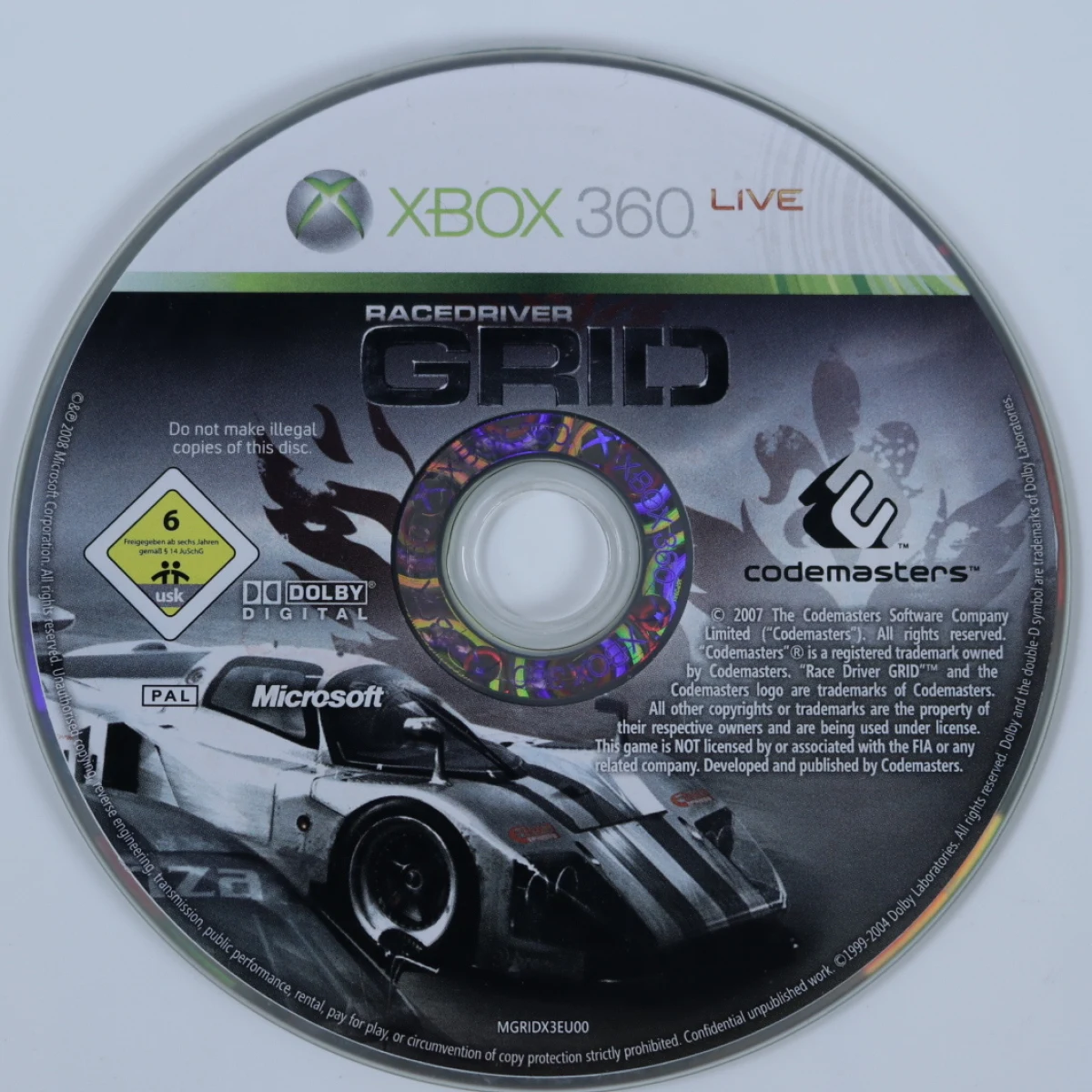 Xbox 360 - Race Driver: GRID [Geen hoesje]