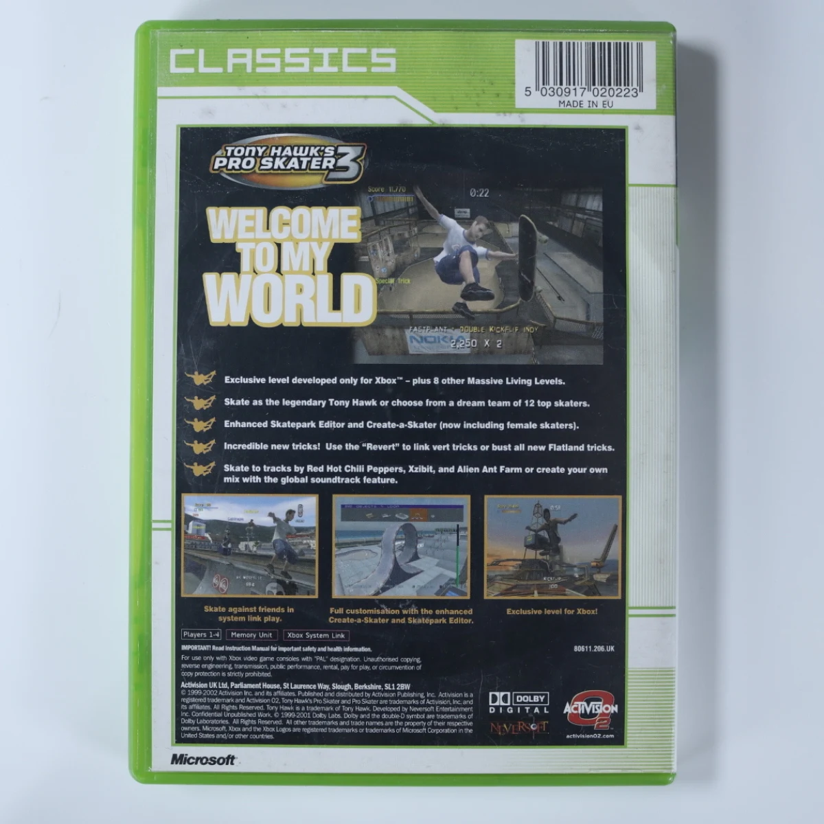 Xbox Classic - Tony Hawk's Pro Skater 3 [Classics] - productfoto 3