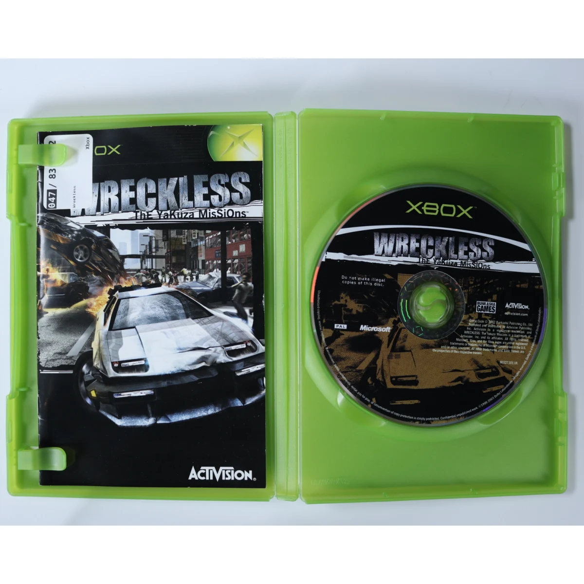 Xbox Classic - Wreckless: The Yakuza Missions - Bunkasha Games - productfoto 2