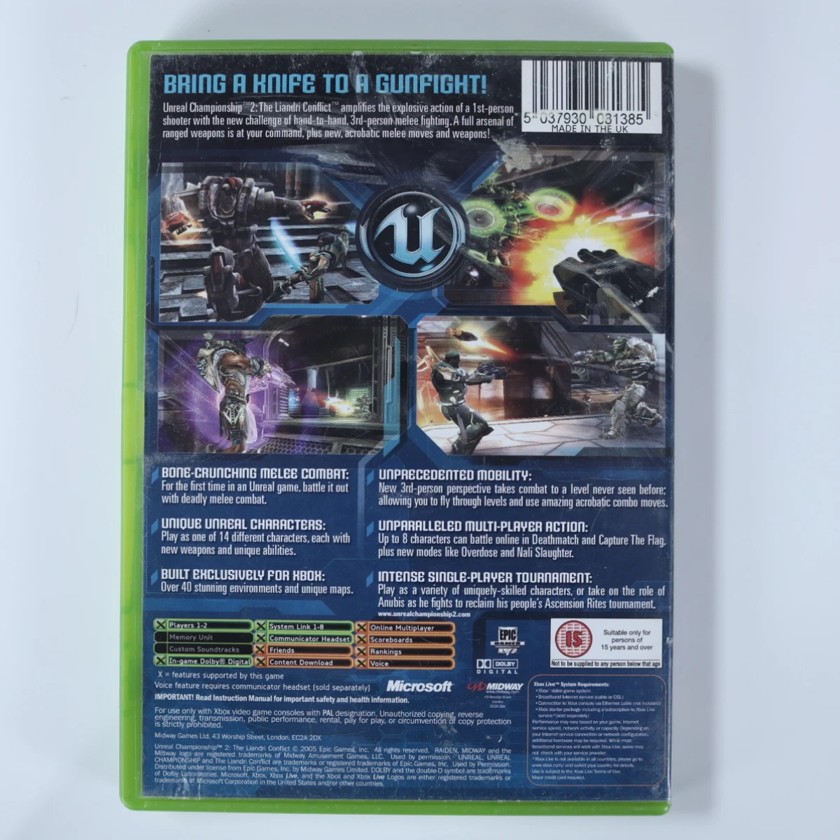 Xbox Classic - Unreal Championship 2 - productfoto 3