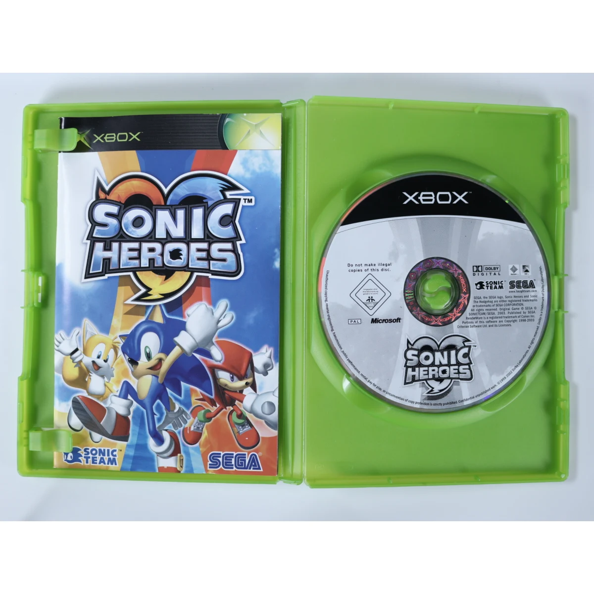 Xbox Classic - Sonic Heroes - Sonic Team USA - productfoto 2