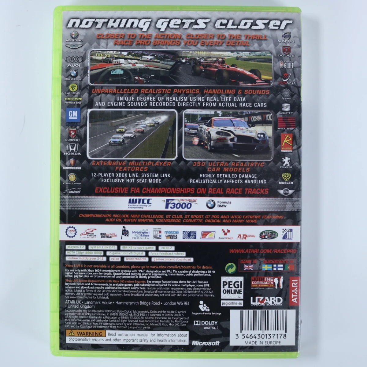 Xbox 360 – Race Pro - SimBin Studios - productfoto 3