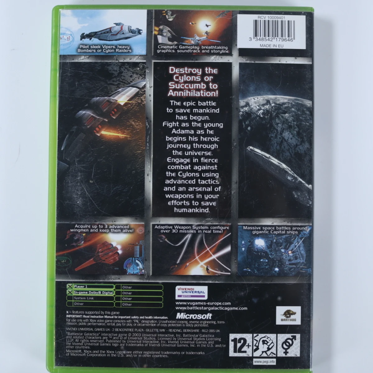 Xbox Classic - Battlestar Galactica - productfoto 3