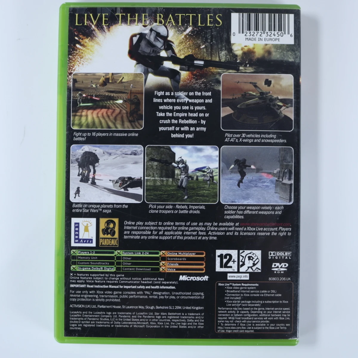 Xbox Classic - Star Wars: Battlefront - productfoto 3