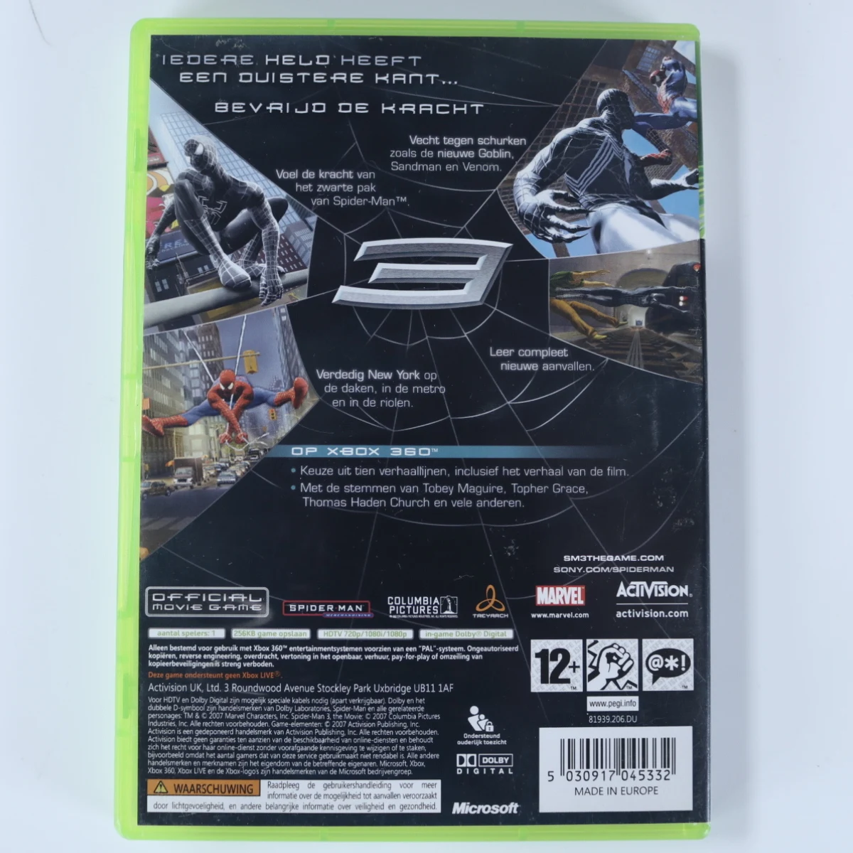 Xbox 360 - Spiderman 3 - productfoto 3