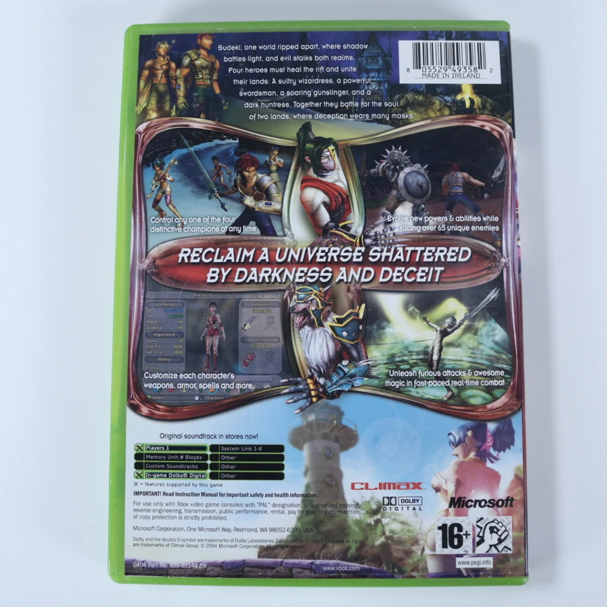 Xbox Classic - Sudeki - Unknown - productfoto 2
