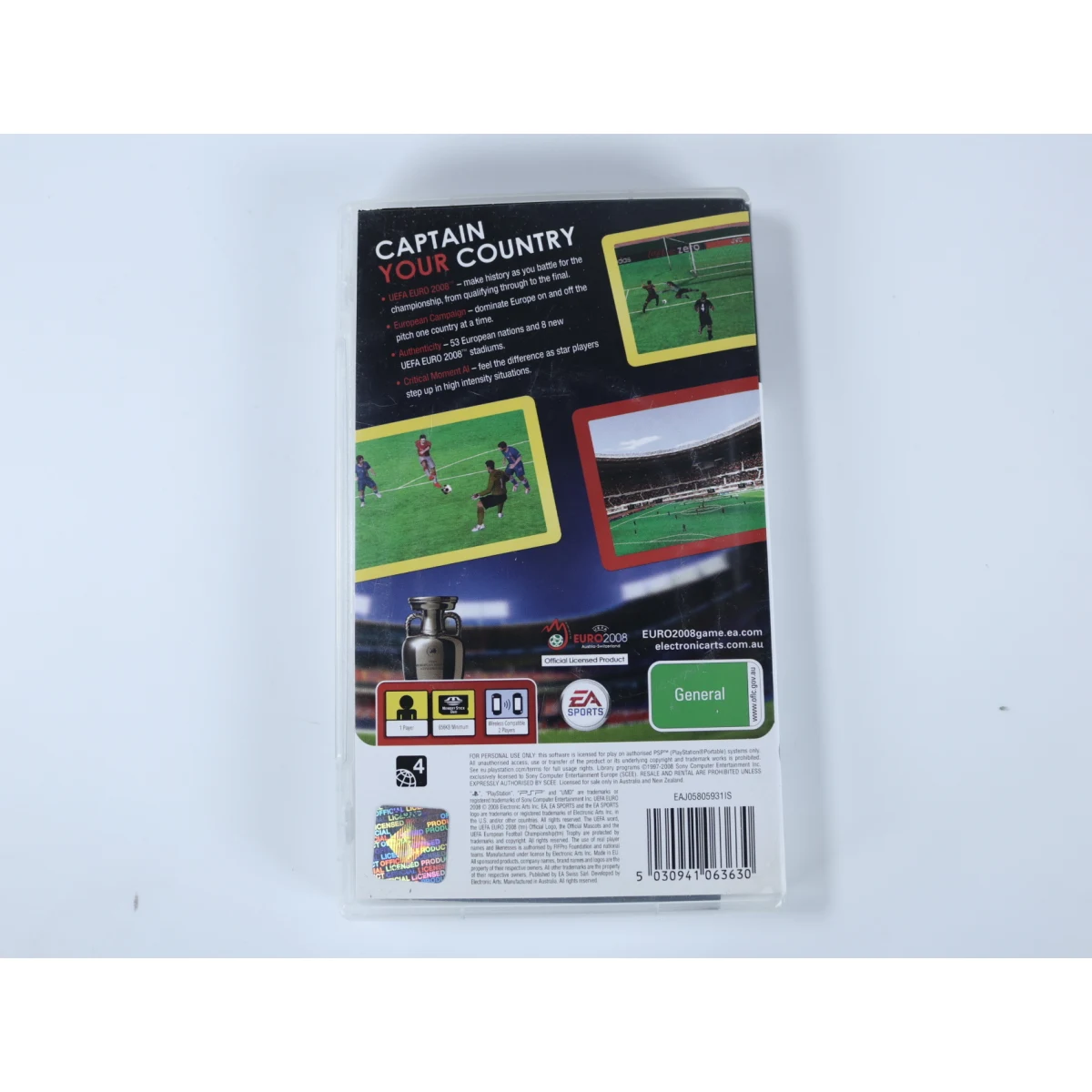 PSP - UEFA Euro 2008 - productfoto 2