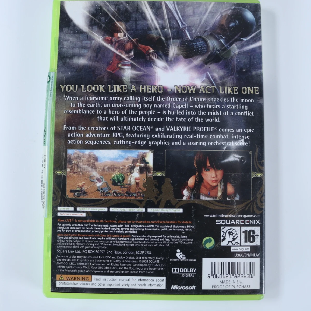 Xbox 360 – Infinite Undiscovery - tri‑Ace - productfoto 2