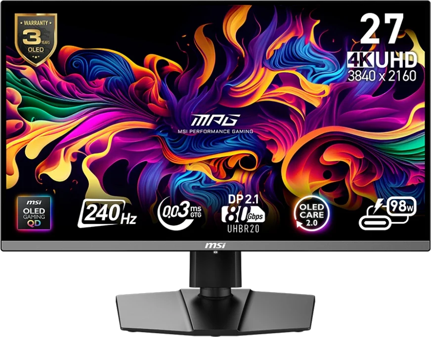 MPG 272URX | 27" | 4K Ultra HD | 240Hz | QD-OLED